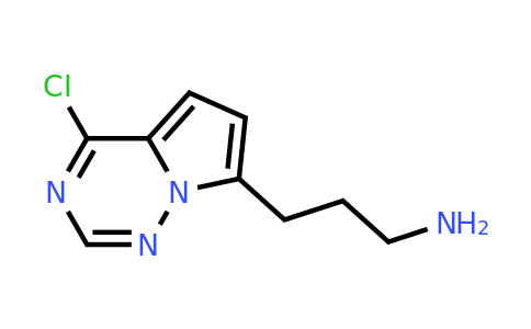 CAS 1547022-76-3 | 3-{4-chloropyrrolo[2,1-f][1,2,4]triazin-7-yl}propan-1-amine