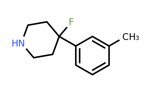 CAS 1547092-69-2 | 4-Fluoro-4-(m-tolyl)piperidine