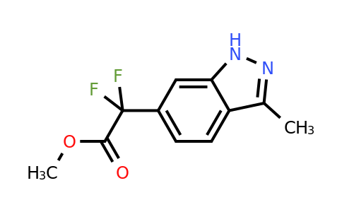 CAS 1547098-96-3 | methyl 2,2-difluoro-2-(3-methyl-1H-indazol-6-yl)acetate