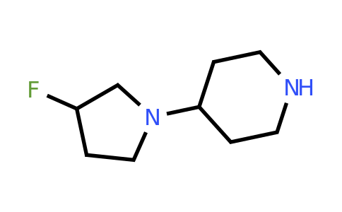 CAS 1547144-96-6 | 4-(3-Fluoro-pyrrolidin-1-yl)-piperidine