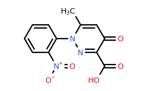 CAS 154777-59-0 | 6-methyl-1-(2-nitrophenyl)-4-oxo-1,4-dihydropyridazine-3-carboxylic acid