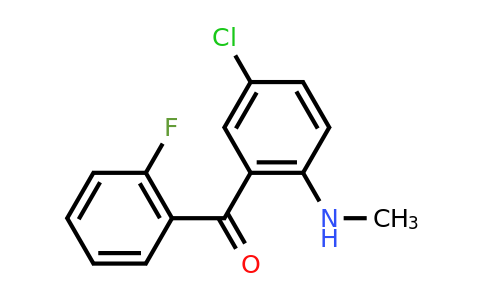 CAS 1548-36-3 | (5-Chloro-2-(methylamino)phenyl)(2-fluorophenyl)methanone