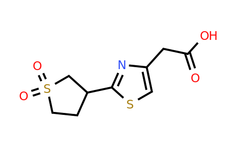 CAS 1548085-92-2 | 2-[2-(1,1-Dioxo-1lambda6-thiolan-3-yl)-1,3-thiazol-4-yl]acetic acid