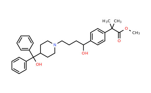 CAS 154825-96-4 | Methyl 2-(4-(1-hydroxy-4-(4-(hydroxydiphenylmethyl)piperidin-1-yl)butyl)phenyl)-2-methylpropanoate