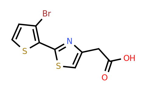 CAS 1548344-96-2 | 2-(2-(3-Bromothiophen-2-yl)thiazol-4-yl)acetic acid
