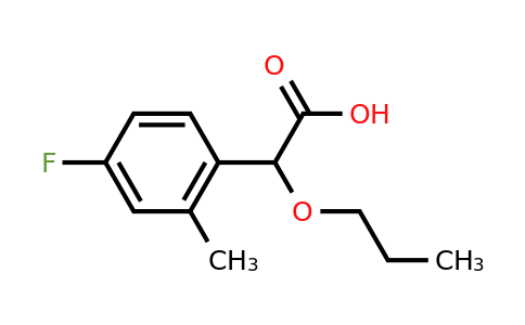 CAS 1548413-11-1 | 2-(4-Fluoro-2-methylphenyl)-2-propoxyacetic acid