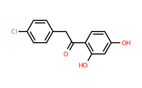 2-(4-Chlorophenyl)-1-(2,4-dihydroxyphenyl)ethanone