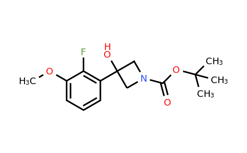 CAS 1548553-38-3 | tert-butyl 3-(2-fluoro-3-methoxyphenyl)-3-hydroxyazetidine-1-carboxylate