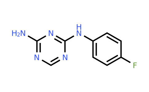 CAS 1549-50-4 | N2-(4-Fluorophenyl)-1,3,5-triazine-2,4-diamine