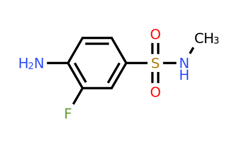 CAS 1549380-43-9 | 4-amino-3-fluoro-N-methylbenzene-1-sulfonamide