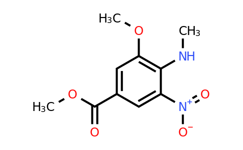 CAS 1549812-20-5 | Methyl 3-methoxy-4-(methylamino)-5-nitrobenzoate