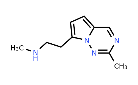 CAS 1550792-83-0 | methyl(2-{2-methylpyrrolo[2,1-f][1,2,4]triazin-7-yl}ethyl)amine