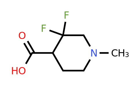 CAS 1550967-66-2 | 3,3-difluoro-1-methylpiperidine-4-carboxylic acid