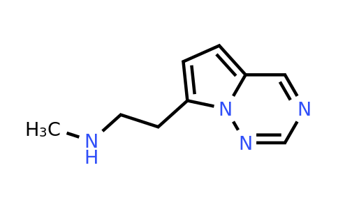 CAS 1551031-34-5 | methyl(2-{pyrrolo[2,1-f][1,2,4]triazin-7-yl}ethyl)amine