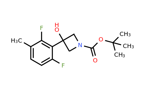 CAS 1551509-92-2 | tert-butyl 3-(2,6-difluoro-3-methylphenyl)-3-hydroxyazetidine-1-carboxylate