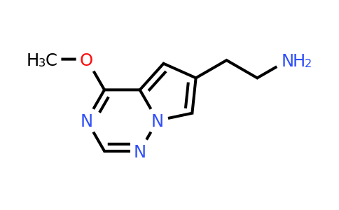 CAS 1551556-29-6 | 2-{4-methoxypyrrolo[2,1-f][1,2,4]triazin-6-yl}ethan-1-amine
