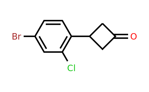 CAS 1551628-77-3 | 3-(4-bromo-2-chloro-phenyl)cyclobutanone