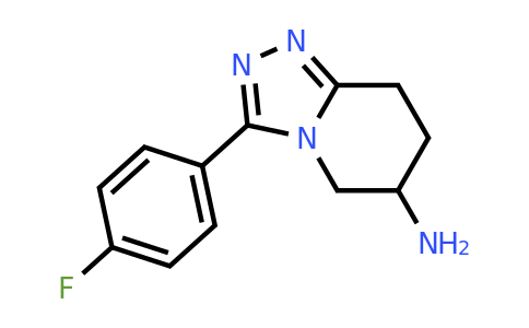 CAS 1551814-44-8 | 3-(4-fluorophenyl)-5H,6H,7H,8H-[1,2,4]triazolo[4,3-a]pyridin-6-amine