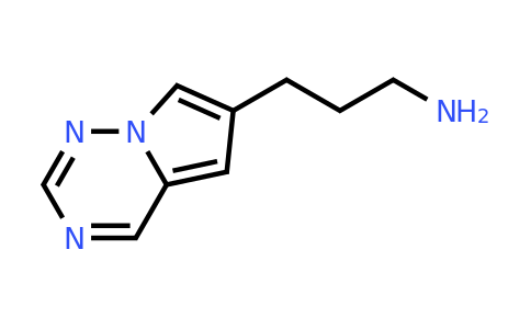 CAS 1552475-14-5 | 3-{pyrrolo[2,1-f][1,2,4]triazin-6-yl}propan-1-amine
