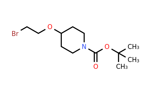CAS 1552504-74-1 | tert-butyl 4-(2-bromoethoxy)piperidine-1-carboxylate