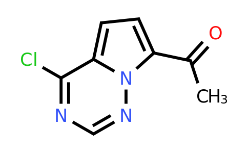 CAS 1552739-11-3 | 1-{4-chloropyrrolo[2,1-f][1,2,4]triazin-7-yl}ethan-1-one