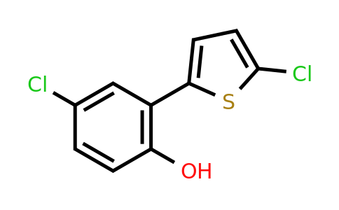 CAS 1552785-62-2 | 4-Chloro-2-(5-chlorothiophen-2-yl)phenol