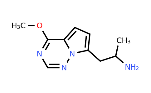 CAS 1552801-03-2 | 1-{4-methoxypyrrolo[2,1-f][1,2,4]triazin-7-yl}propan-2-amine