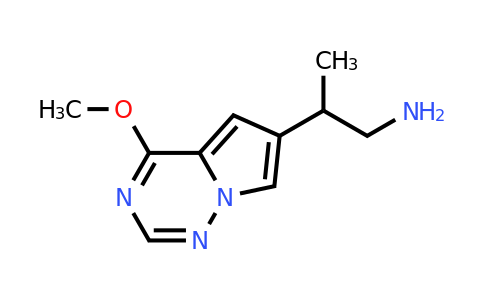 CAS 1552801-08-7 | 2-{4-methoxypyrrolo[2,1-f][1,2,4]triazin-6-yl}propan-1-amine