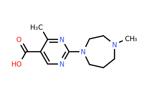 CAS 1552885-36-5 | 4-Methyl-2-(4-methyl-1,4-diazepan-1-yl)pyrimidine-5-carboxylic acid
