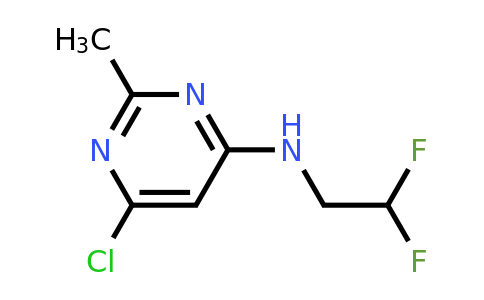 CAS 1552918-79-2 | 6-Chloro-N-(2,2-difluoroethyl)-2-methylpyrimidin-4-amine