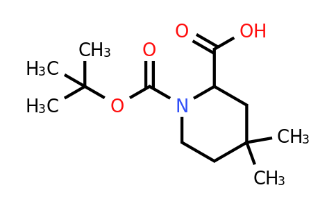 CAS 155302-06-0 | 1-[(tert-butoxy)carbonyl]-4,4-dimethylpiperidine-2-carboxylic acid