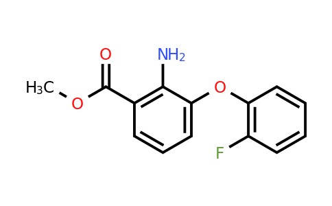 CAS 1553075-72-1 | methyl 2-amino-3-(2-fluorophenoxy)benzoate
