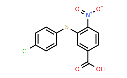 CAS 1553287-24-3 | 3-[(4-chlorophenyl)sulfanyl]-4-nitrobenzoic acid