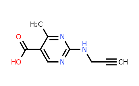 CAS 1553391-58-4 | 4-methyl-2-[(prop-2-yn-1-yl)amino]pyrimidine-5-carboxylic acid