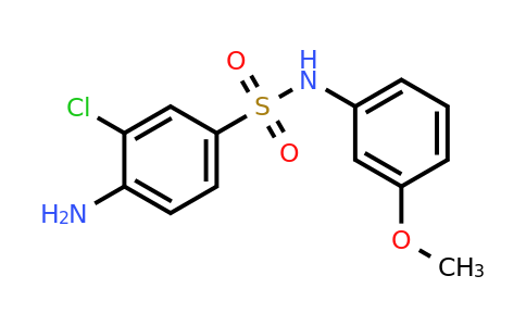 CAS 1553597-81-1 | 4-Amino-3-chloro-N-(3-methoxyphenyl)benzenesulfonamide