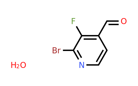 CAS 1553621-71-8 | 2-Bromo-3-fluoroisonicotinaldehyde hydrate