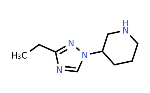 CAS 1553964-80-9 | 3-(3-Ethyl-1H-1,2,4-triazol-1-yl)piperidine