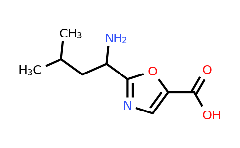 CAS 1553988-58-1 | 2-(1-amino-3-methylbutyl)-1,3-oxazole-5-carboxylic acid