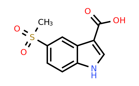 CAS 1554072-83-1 | 5-methanesulfonyl-1H-indole-3-carboxylic acid