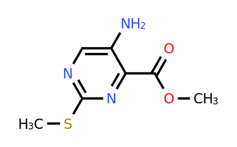 CAS 1554422-53-5 | methyl 5-amino-2-methylsulfanyl-pyrimidine-4-carboxylate