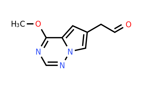 CAS 1554508-21-2 | 2-{4-methoxypyrrolo[2,1-f][1,2,4]triazin-6-yl}acetaldehyde