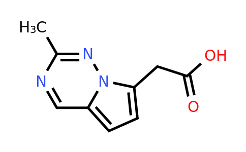 CAS 1554511-14-6 | 2-{2-methylpyrrolo[2,1-f][1,2,4]triazin-7-yl}acetic acid