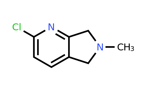 CAS 1554652-03-7 | 2-chloro-6-methyl-5H,6H,7H-pyrrolo[3,4-b]pyridine