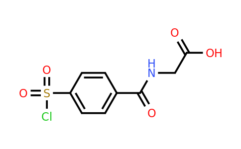 CAS 155493-93-9 | 2-{[4-(chlorosulfonyl)phenyl]formamido}acetic acid