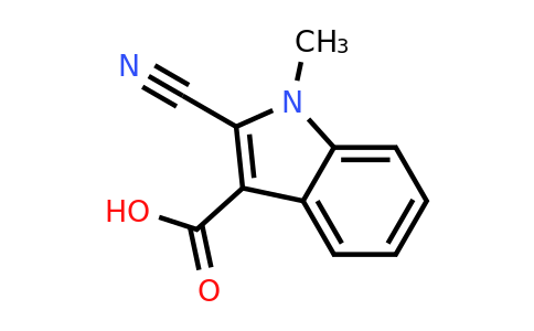 CAS 1555337-11-5 | 2-cyano-1-methyl-1H-indole-3-carboxylic acid