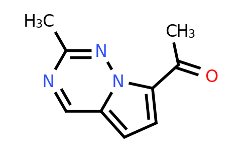CAS 1555382-61-0 | 1-{2-methylpyrrolo[2,1-f][1,2,4]triazin-7-yl}ethan-1-one