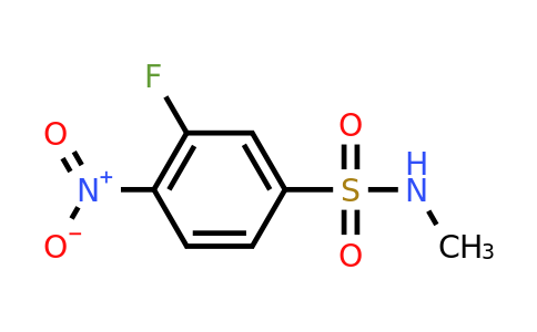 CAS 1555560-66-1 | 3-fluoro-N-methyl-4-nitrobenzene-1-sulfonamide