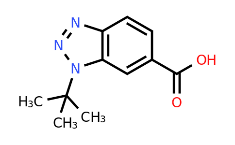 CAS 1555640-54-4 | 1-tert-butyl-1H-1,2,3-benzotriazole-6-carboxylic acid