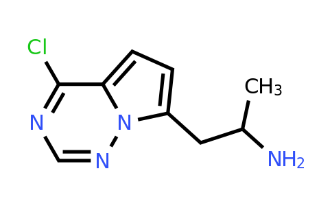 CAS 1555713-56-8 | 1-{4-chloropyrrolo[2,1-f][1,2,4]triazin-7-yl}propan-2-amine