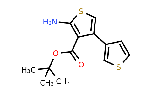 CAS 1555769-42-0 | tert-butyl 2-amino-4-(thiophen-3-yl)thiophene-3-carboxylate